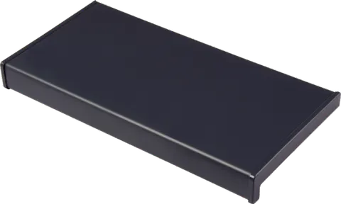 Parapet 150 mm (15 cm) komorowy PCV kolor GRAFIT