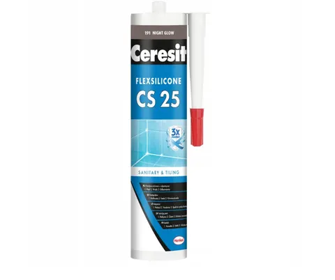 Ceresit - CS 25 NIGHT GLOW - silikon sanitarny 280 ml