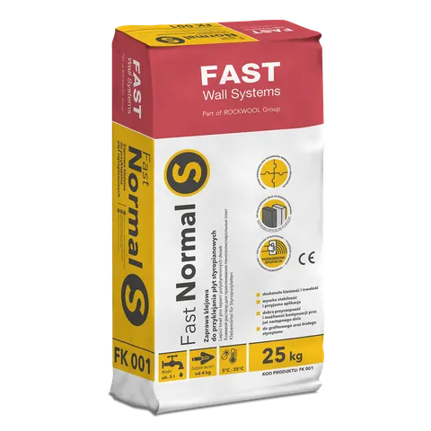 Fast - NORMAL S - zaprawa klejowa do styropianu 25 kg
