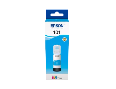 Tusz EPSON 101 EcoTank C - niebieski
