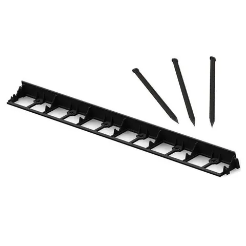 Scala Plastics - obrzeże PREMIUM 1,0 m x 45 mm czarne + 3 kotwy
