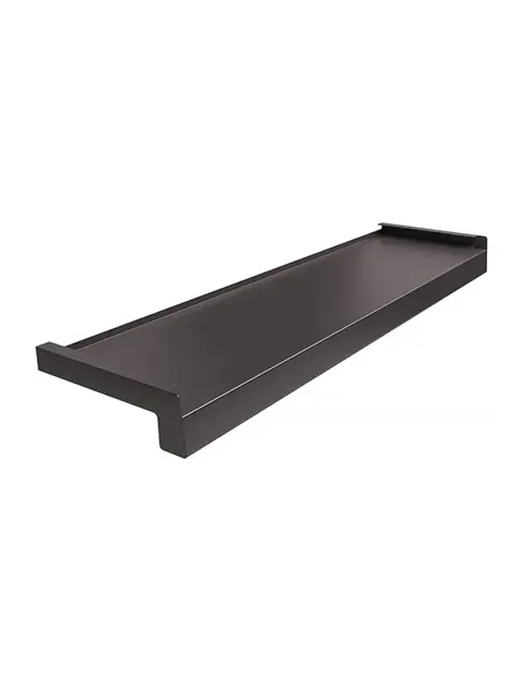 Parapet 250 mm (25 cm) ALUMINIOWY kolor BRĄZ RAL 8019