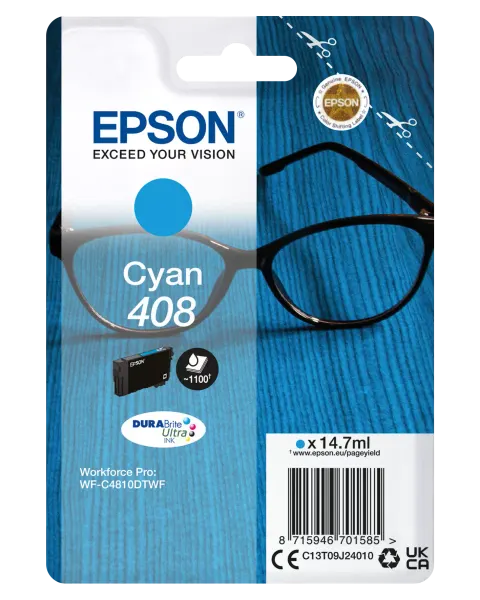 Tusz Epson 408 C - cyan