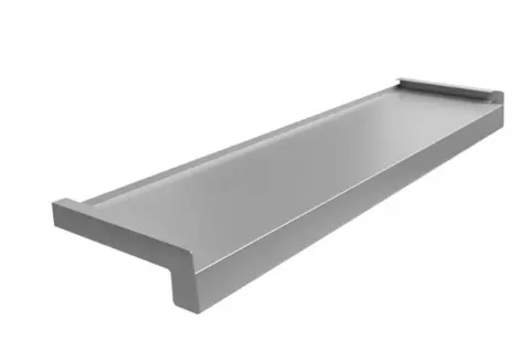 Parapet 300 mm (30 cm) ALUMINIOWY kolor SREBRNY RAL 9006