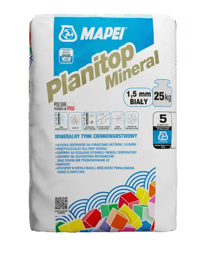 Mapei - PLANITOP MINERAL - tynk mineralny 2,0 mm worek 25 kg