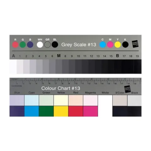 Karty kontroli koloru DANES-PICTA Small Greyscale and Colour Separation Guide - małe