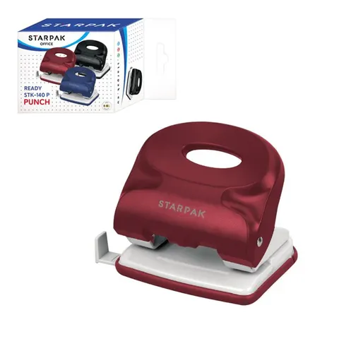 Dziurkacz 2,5/80 bordowy 140P STARPAK 450876