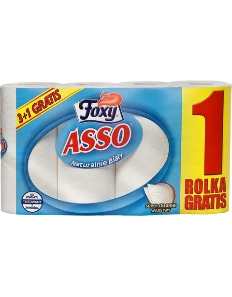 RĘCZNIK /3+1SZT/ ASSO FOXY 2-WARSTOWY