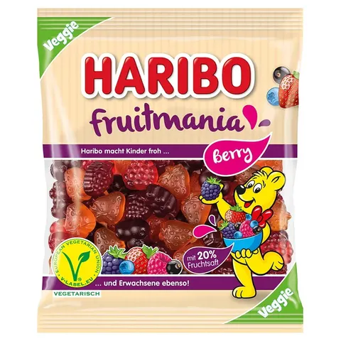 HARIBO Żelki Fruitmania Berry 160g DE /16/