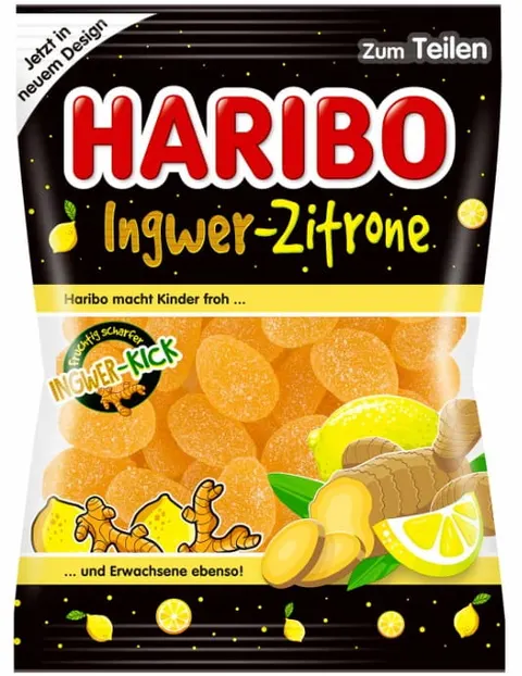 Haribo żelki ingwer zitrone 160g