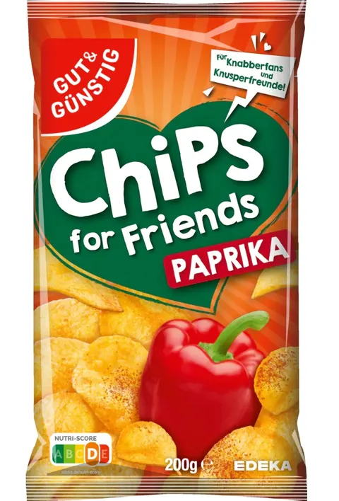 G&G Chipsy paprykowe 200g DE