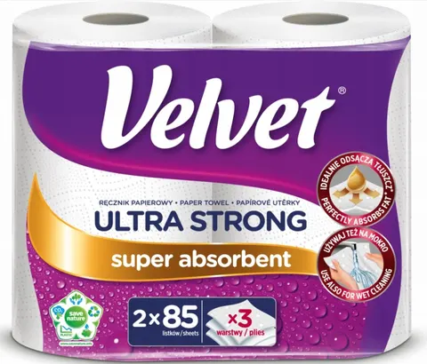 VELVET Ręcznik papierowy Ultra Strong Biały A 2 /9/