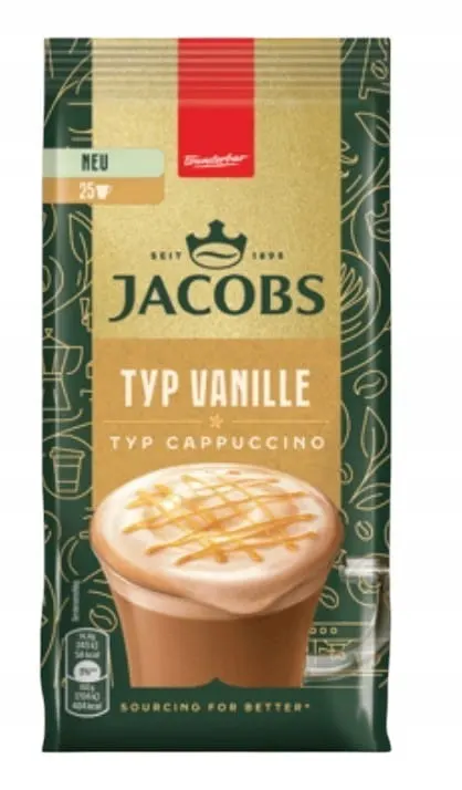 JACOBS CAPPUCCINO VANILLE Wanilia waniliowe 360 GR - kawa rozpuszczalna