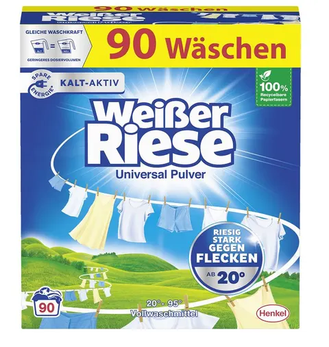 Weißer Riese Proszek do prania uniwersalny 4,5 kg 90 prań – niemiecki