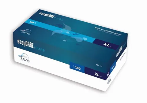 EASYCARE Rękawice Nitryl Bezpudrowe Nieb 100szt XL
