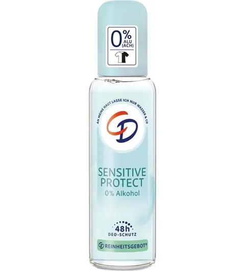 CD Sensitive Protect Dezodorant atomizer 75 ml – niemiecki dezodorant w szkle bez alkoholu