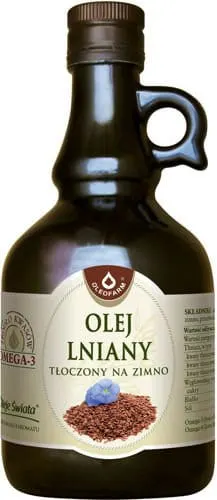 Olej Lniany 500ml - Oleofarm