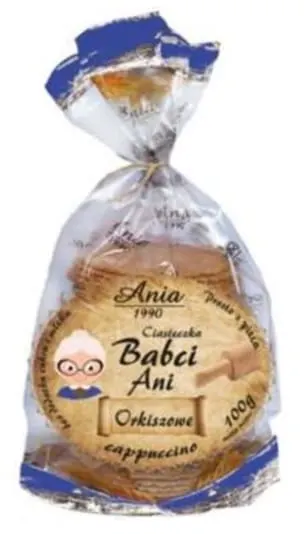 Ciasteczka Orkiszowe Cappuccino 100g - Ania