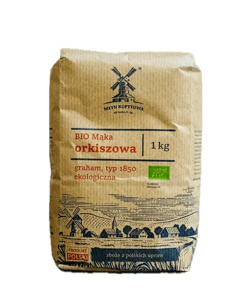 Mąka Orkiszowa Graham Typ 1850 BIO 1kg - Młyn Kopytowa