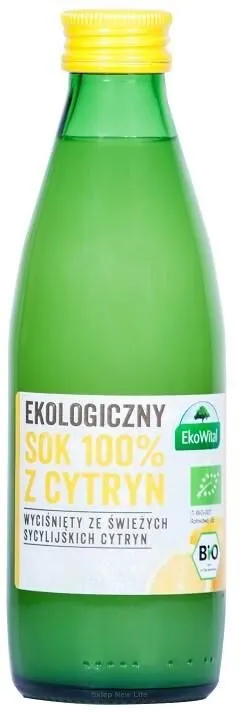 SOK Z CYTRYN 100% BIO 250ML EKOWITAL