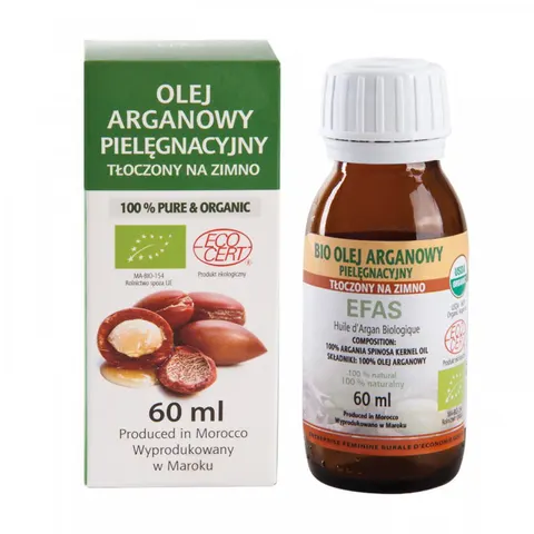 Olej Arganowy Kosmetyczny BIO 60ml - Efas Maroko