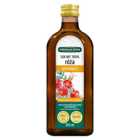 Sok z Dzikiej Róży z Witaminą C 250 ml - Premium Rosa
