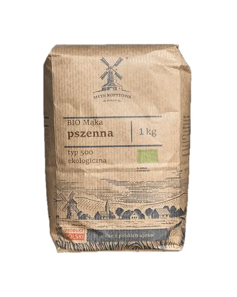 Mąka Pszenna Typ 500 BIO 1kg - Młyn Kopytowa
