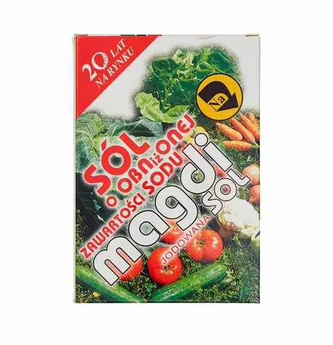 Sól Niskosodowa (Kartonik) 500 g - Manavita