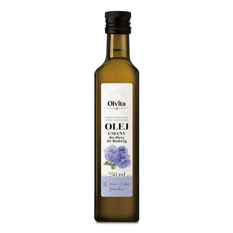 Olej Lniany do Diety Dr Budwig 250ml - Olvita