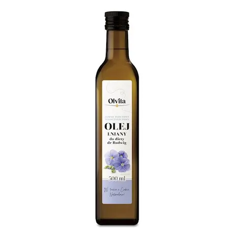 Olej Lniany do Diety Dr Budwig 500ml - Olvita