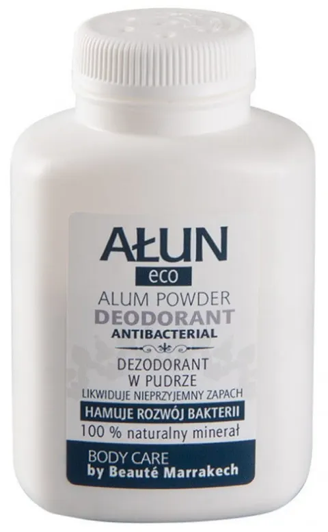 Ałun Naturalny w Pudrze Zasypka Przeciwbakteryjna 120g - Beaute Marrakech