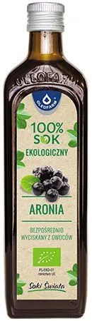 Sok z Aronii 100% BIO 490ml - Oleofarm