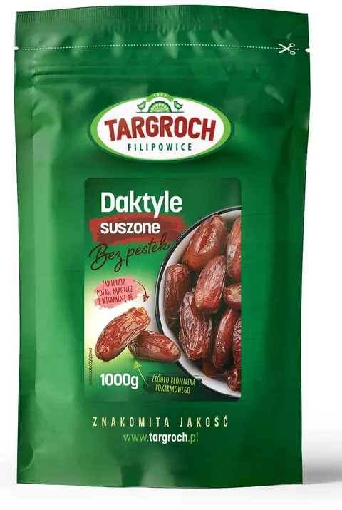 Daktyle Suszone bez pestek 1kg - Targroch