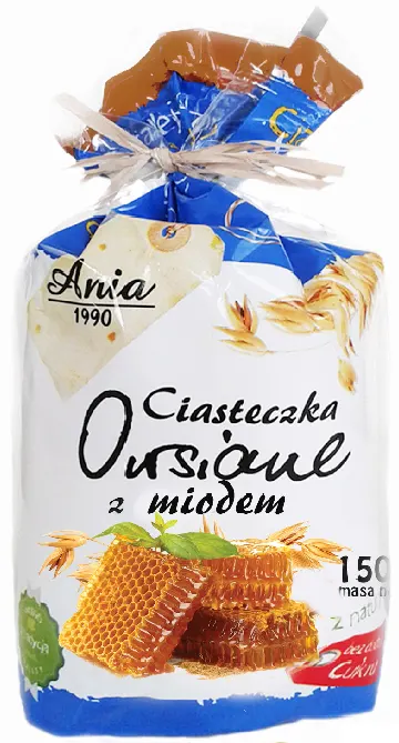 CIASTECZKA OWSIANE Z MIODEM 150G ANIA