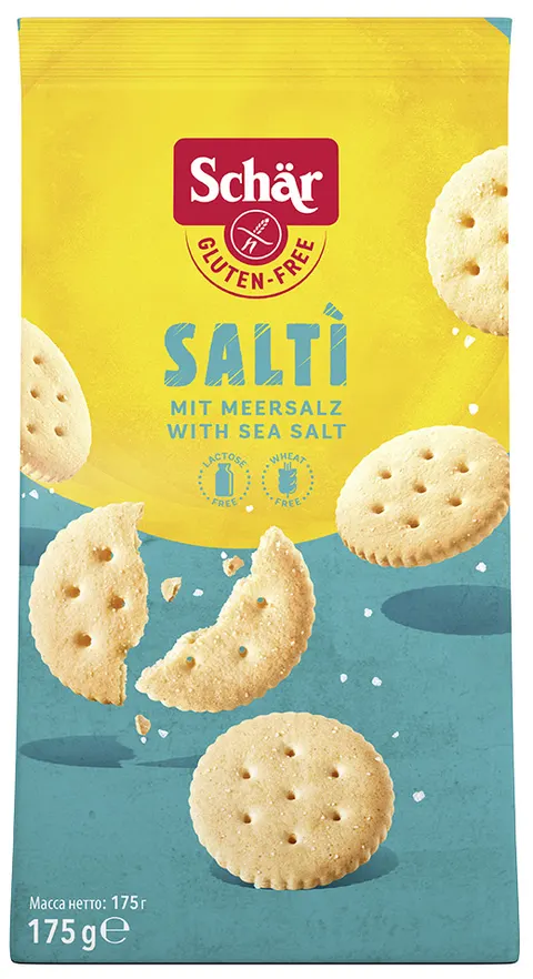 Salti słone krakersy 175g bezglutenowe Schar