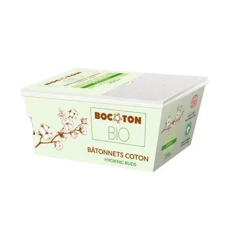 Patyczki kosmetyczne 200szt BIO BOCOTON