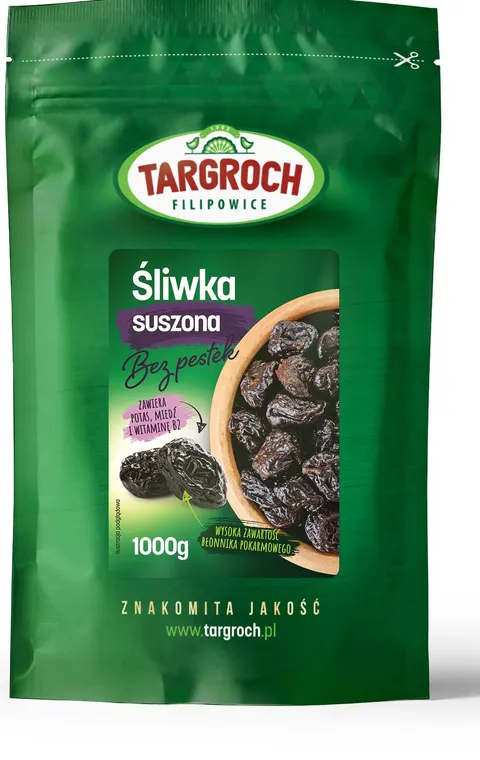 Śliwka Suszona Chile bez pestek 1kg - Targroch