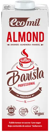 Napój Migdałowy Barista Bezglutenowy Bio 1l - Ecomil