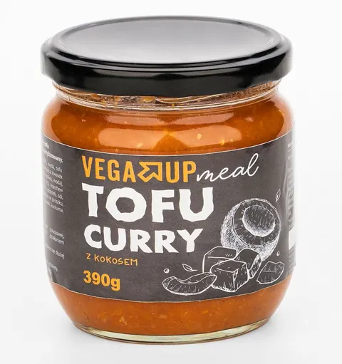 Tofu Curry z Kokosem Wegańskie 390g - Vega Up