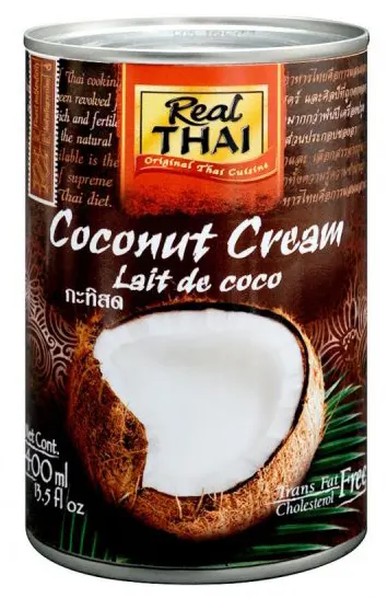 Śmietanka Kokosowa w Puszce 400ml - Real Thai