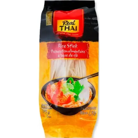 Makaron Ryżowy Wstążka 5mm 375g - Real Thai