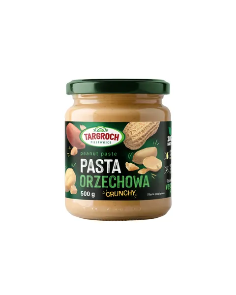 Pasta Orzechowa Crunchy 500g - Targroch