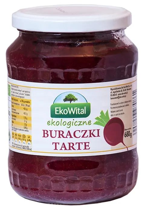 Buraczki Tarte BIO 680g - EkoWital