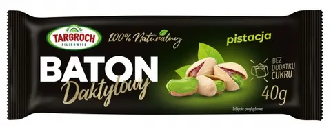Baton daktylowy z pistacją 40 g Targroch
