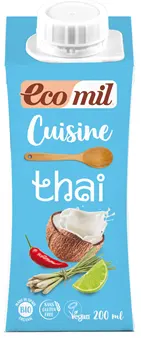 KREM DO GOTOWANIA KOKOSOWY TAJSKI BEZGLUTENOWY BIO 200ML ECOMIL