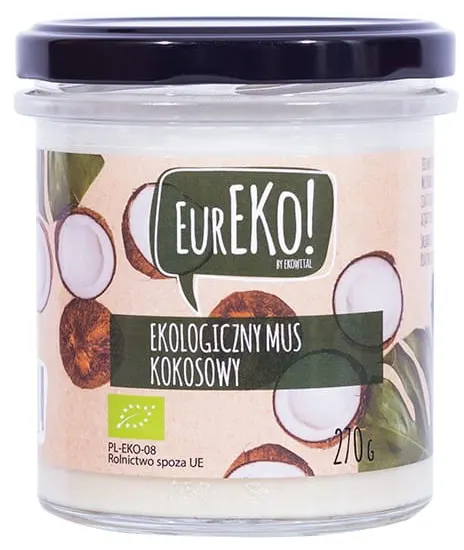 Mus Kokosowy BIO 270g - Eureko