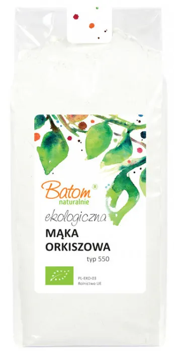 Mąka Orkiszowa Biała Drobna BIO 500g - Batom