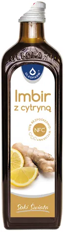 SOK IMBIR Z CYTRYNĄ 490 ml - OLEOFARM