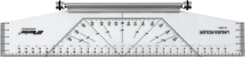 Linijka roler plastikowa 25 cm LENIAR 20603