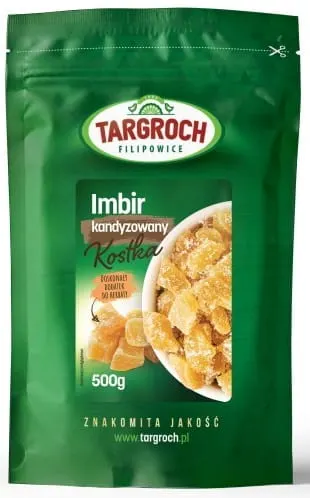 Targroch imbir kandyzowany kostka 500g